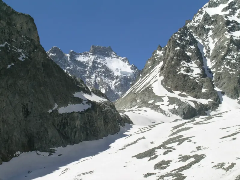 Ailefroide orientale et glacier noir