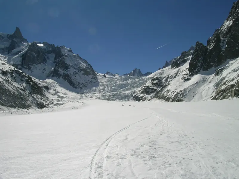 Vallée blanche et dent du Géant
